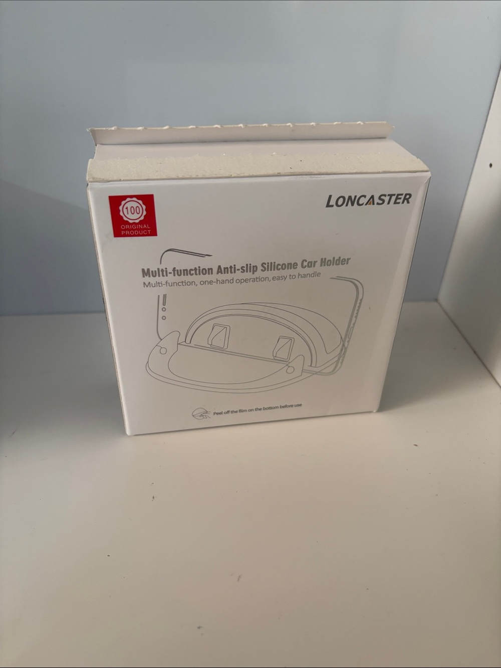 Loncaster Multi-function Anti-slip Silicone Car Holder - White